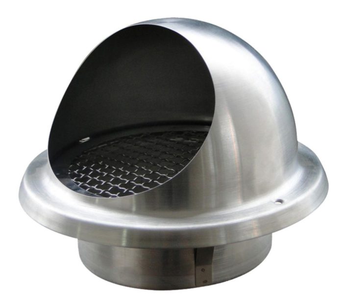 Prise d'air murale inox 160