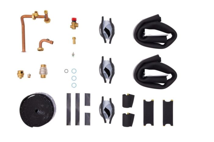 Hybrid gas cooling kit