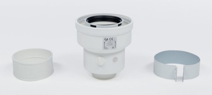 Adaptador vertical 60/100 a 80/125